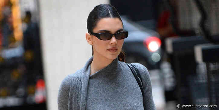 Kendall Jenner Practices Her Runway Walk While Exploring Paris