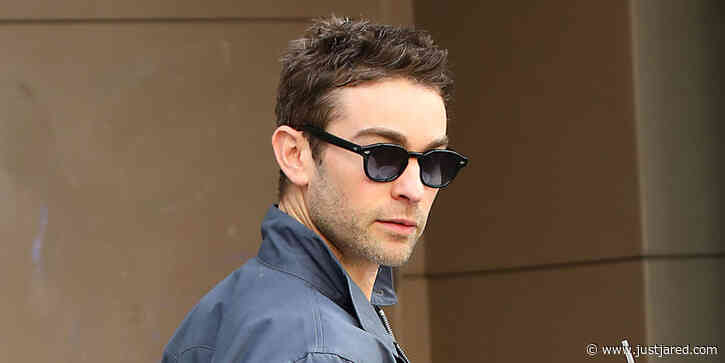 Chace Crawford Makes a Dinner Run with His Precious Pooch Shiner