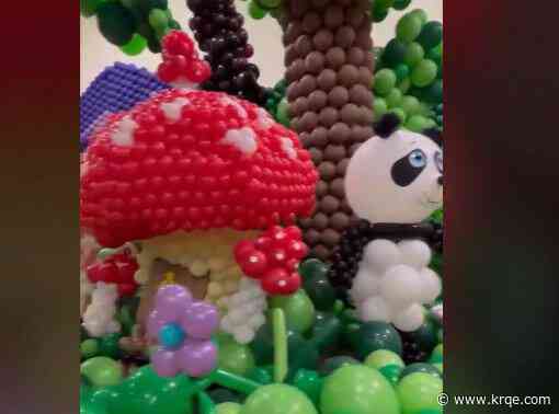 Albuquerque balloon artists participate in an international display