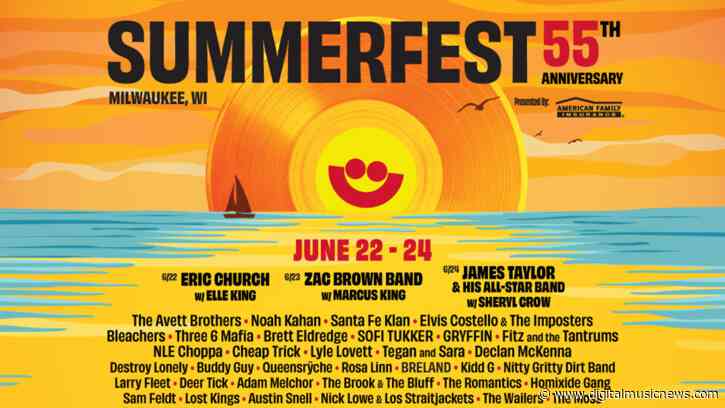 Summerfest Announces 2023 Headliners for 55th Anniversary