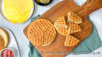 Nein, wir haben keinen an der Waffel, denn diese Cheeseburger-Waffeln sind unser Ernst