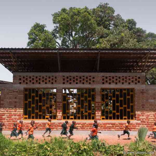 "Playful and accessible spaces" wrap courtyard at Wayair School by Jeju Studio