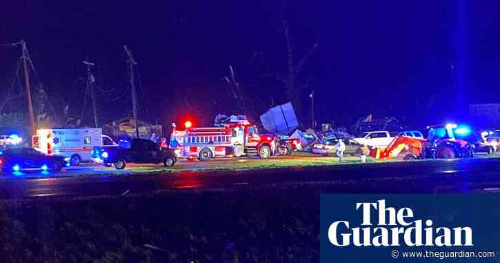 Tornado in Mississippi kills at least 14, with more trapped under rubble