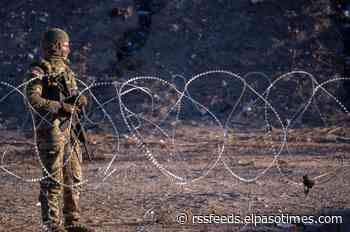 Texas National Guard has built border barriers on federal land along Rio Grande