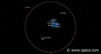 See the moon shine next to the Pleiades star cluster tonight (March 25)