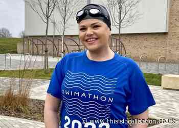 Woman beats two cancers to swim marathon in Hornchurch