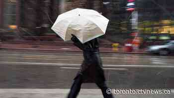 Rain and strong winds expected today in Toronto