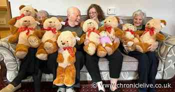 Cramlington care home residents gifted teddy bears provide comfort and relieve stress