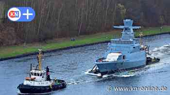 Marine: Korvette Lübeck auf erster Reise im Nord-Ostsee-Kanal