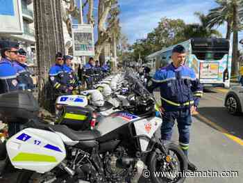 Que font les 13 motards CRS en mission temporaire à Cannes?
