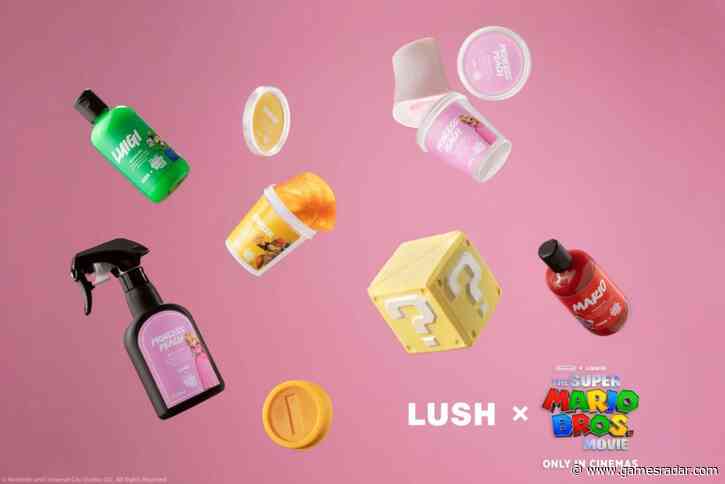 Super Mario Bros. Movie partners with Lush to create this new line of Mario-inspired cosmetics