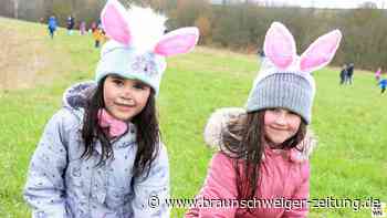 Der Osterhase war schon am Lappwaldsee in Helmstedt