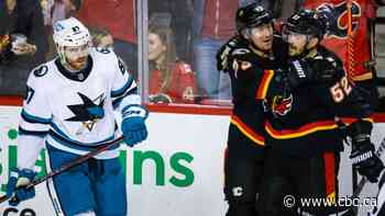 Toffoli scores twice as Flames defeat Sharks to continue playoff push