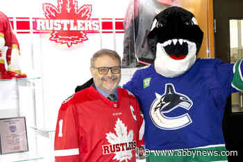 PHOTOS: Vancouver Canucks mascot helps make killer contest video for B.C. arena