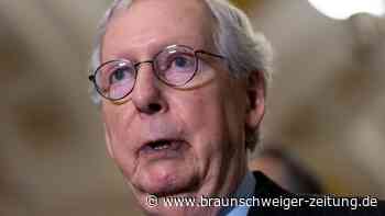 US-Republikaner McConnell arbeitet nach Sturz von zu Hause