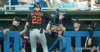 Meadows hits three-run homer, Tigers beat Jays 4-1