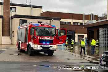 Brand in der Fleischwarenfabrik Bille in Steinhagen