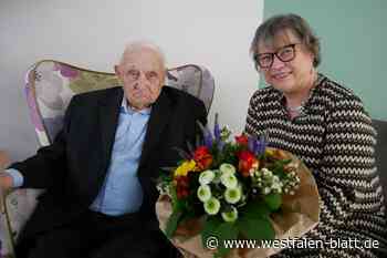 Waldemar Haman feiert in Bad Lippspringe seinen 100. Geburtstag