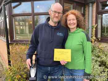Couple receive 10-year award for tribute to late wife’s garden