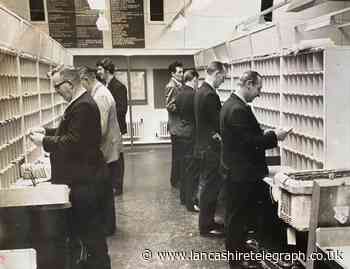 Before automation, East Lancs' post was sorted by hand