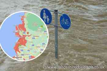 Lancashire areas at risk of being underwater by 2030