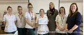 Lancashire student occupational therapist delighted to scoop award