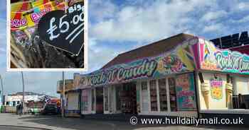 We visit the Bridlington seaside shop selling 'sexually explicit' sweets