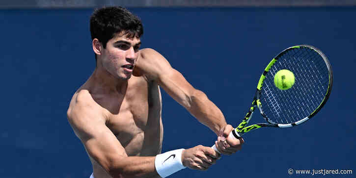 Carlos Alcaraz Heats Up Miami Open Practice Court