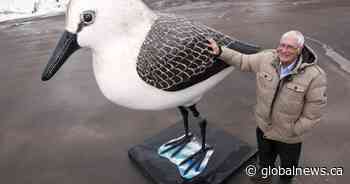Piper down: Village in New Brunswick wants giant sandpiper returned to pedestal