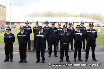Twelve new Hertfordshire police officers join the force