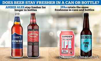 Bottle or can? Scientists finally settle the debate on which vessels keep BEER fresher for longer