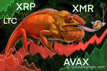 XRP, LTC, XMR and AVAX show bullish signs as Bitcoin battles to hold $28K
