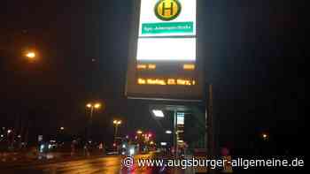 Der Nahverkehr in der Region Augsburg steht still