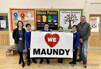 Hyndburn Park Primary School donate food to Maundy Relief