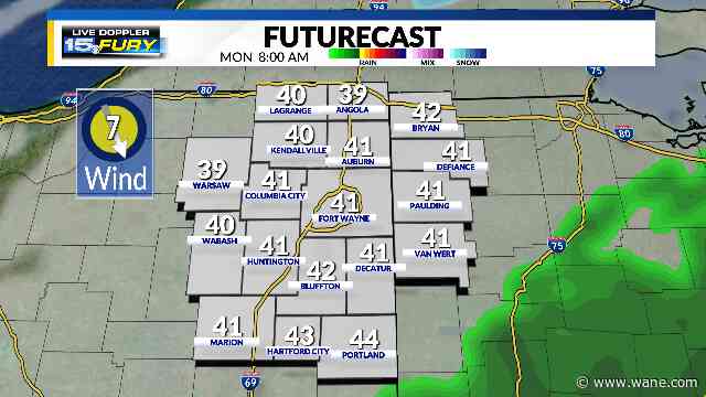 Small rain chances in the morning, cloudy most of the day