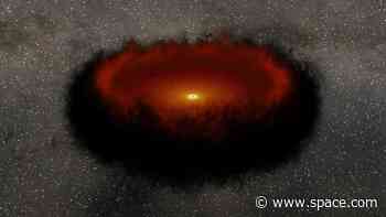 Black holes may be swallowing invisible matter that slows the movement of stars