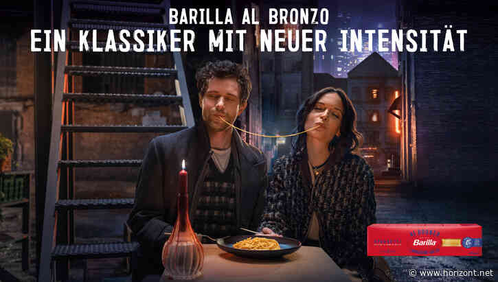 Berühmte Filmszene aus Susi und Strolch: Barilla feiert die Nudel als längstes Aphrodisiakum der Welt