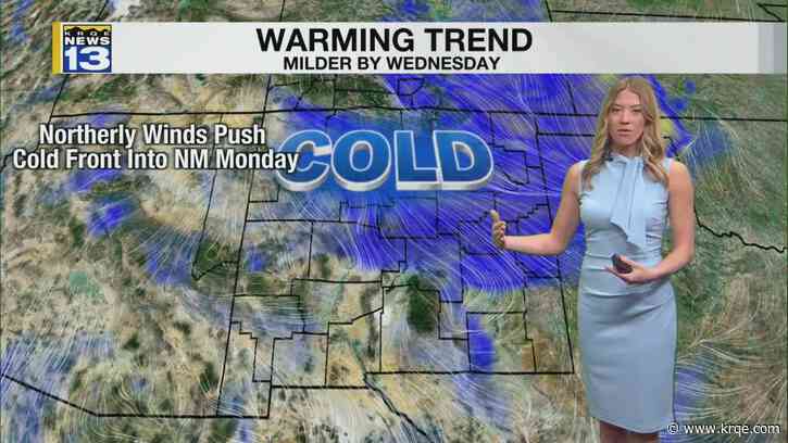 Cool and breezy weather Monday