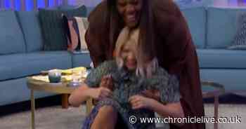 This Morning's Holly Willoughby causes studio 'panic' as she tumbles to the floor