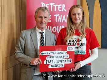 Ribble Valley MP backs brain tumour awareness campaign