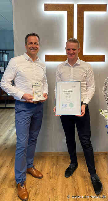 Jacob Bek GmbH als Top-Arbeitgeber zertifiziert