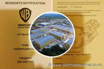 Warner Bros Leavesden alerts locals to night filming 'bangs'