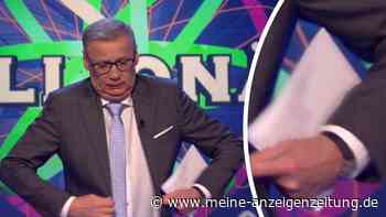 RTL verpixelt Notizen auf Moderationskarten von Günther Jauch bei „Wer wird Millionär?“