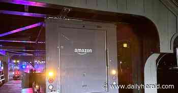 Amazon truck strikes Long Grove bridge, marking 45th crash since 2020