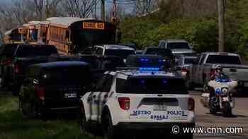 Video shows scene right outside of Nashville school