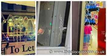 Hampstead shops sprayed with graffiti as police up patrols
