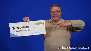 Barrie man wins $50K on crossword scratch ticket