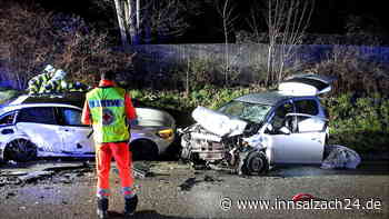 Zwei Verletzte nach Unfall auf B304 bei Reitmehring