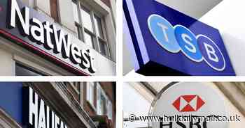 Bank closures announced in 2023 including HSBC, Lloyds and Barclays - full list
