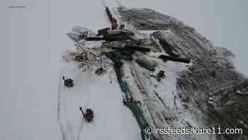 Train derailment spills hazardous materials in North Dakota